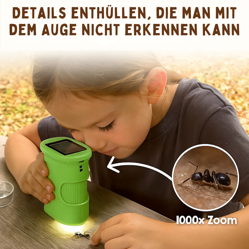 WunderLinse - Digitales Abenteuer-Mikroskop für Kinder