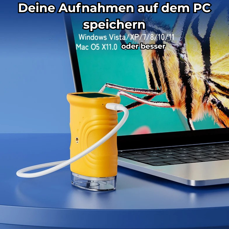 WunderLinse - Digitales Abenteuer-Mikroskop für Kinder