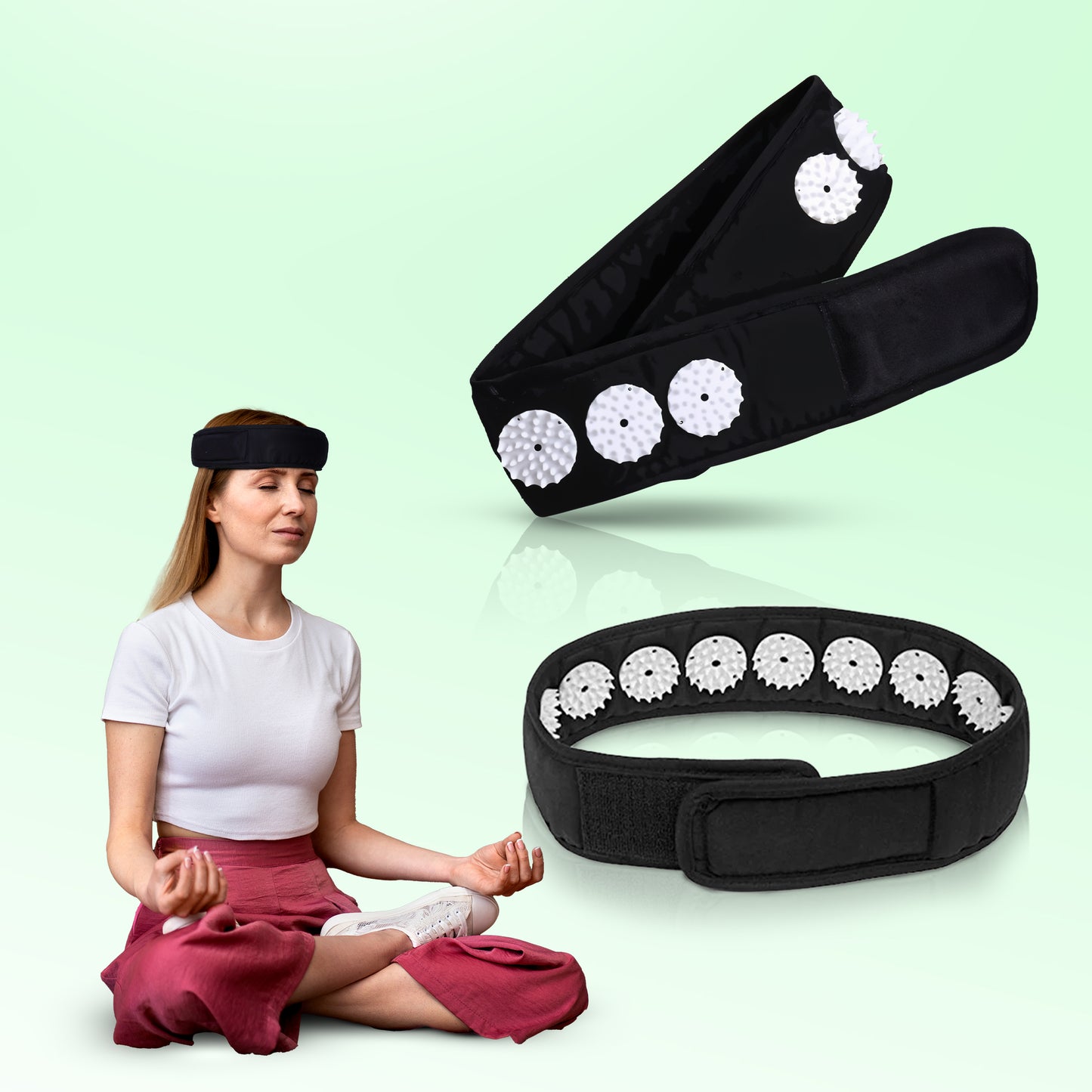 MentalEase - Akupressur Stirnband