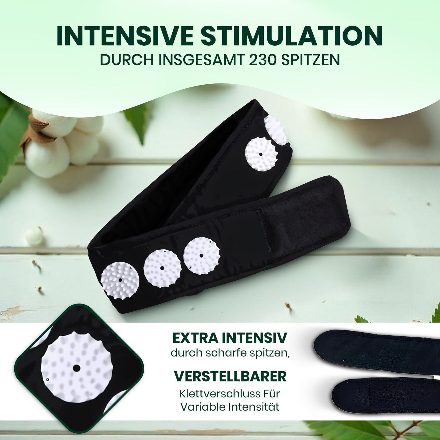 MentalEase - Akupressur Stirnband